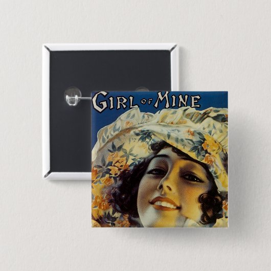 Mädchen von mir button (Vorne & Hinten)