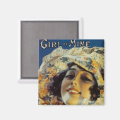 Mädchen von mir magnet (Vorderseite/Rückseite)