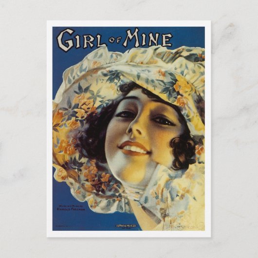 Mädchen von mir postkarte (Vorderseite)