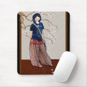 Mädchen von Sakura 2 Mousepad (Mit Mouse)