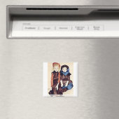 Mädchen von Schiele Egon Magnet (In Situ (Geschirrspüler))