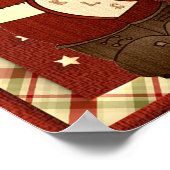 Mädchen von Swing Weihnachten Poster (Ecke)