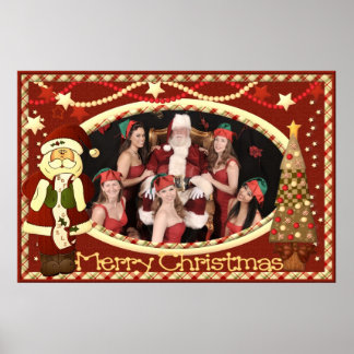 Mädchen von Swing Weihnachten Poster