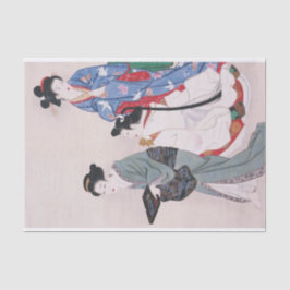 Mädchen von Yamaguchi Soken Seidenpapier