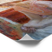 Mädchen vor einem Spiegel | Frederick Carl Friesek Poster (Ecke)