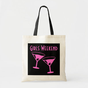 Mädchen weekend Partytasche mit rosa Tragetasche