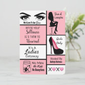 Mädchen weg einladung (Stehend Vorderseite)