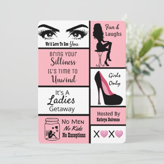 Mädchen weg einladung (Stehend Vorderseite)