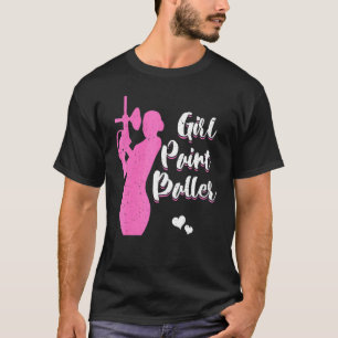 Mädchen weibliche Paintballspielerin Paintball Sch T-Shirt