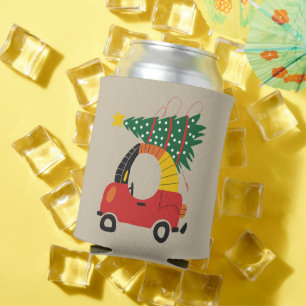 Mädchen Weihnachtsbaum Kinder hässlicher Weihnacht Dosenkühler