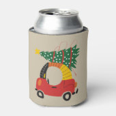 Mädchen Weihnachtsbaum Kinder Ugly Xmas Truck Dosenkühler (Kanne Vorderseite)