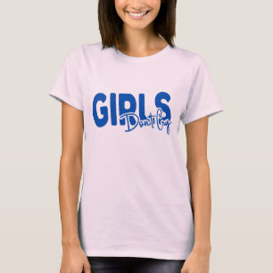 Mädchen Weine nicht typografisch-blassrosa T - Shi T-Shirt