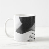 Mädchen weinen mit Rose Surreal zeichnend Kunst Kaffeetasse (Links)