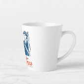 Mädchen werden Girls Patriotic Feminist 4. Juli Milchtasse (Rechts)