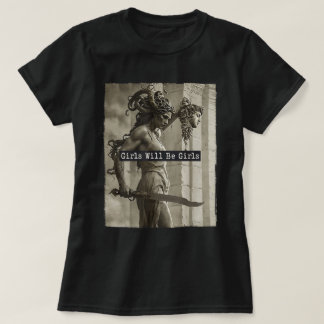 Mädchen werden Mädchen Medusa Feminist T-Shirt