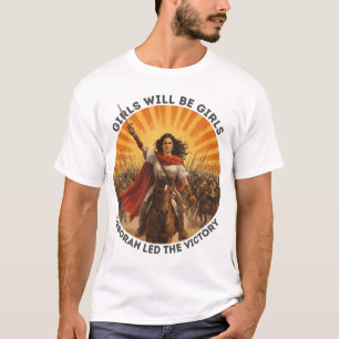 Mädchen werden Mädchen sein Deborah Victory T-Shir T-Shirt