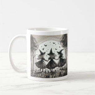 Mädchen werden Mädchen sein, die Hexen tanzen Kaffeetasse
