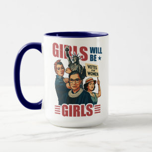 Mädchen werden Mädchen sein Feministische Ermächti Tasse