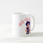 Mädchen werden Mädchen sein | Klassischer Hexenbec Kaffeetasse (VorderseiteRechts)
