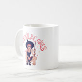 Mädchen werden Mädchen sein | Klassischer Hexenbec Kaffeetasse (Vorderseite Links)