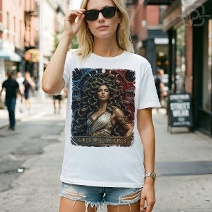 Mädchen werden Mädchen sein Medusa Feministische G T-Shirt