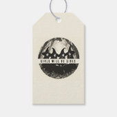 "Mädchen werden Mädchen sein | Niedliches Hexenver Geschenkanhänger (Vorderseite)