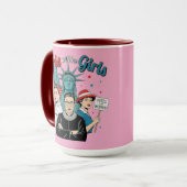 Mädchen werden Mädchen sein Tasse (Vorderseite Links)