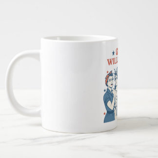 Mädchen werden Mädchen werden Mädchen 4. Juli Jumbo-Tasse