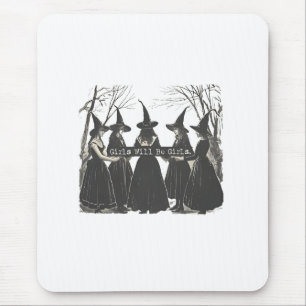 Mädchen werden weibliche Feminismus Frauen stärken Mousepad