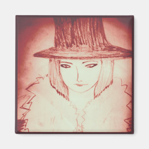 Mädchen wie Junge Magnet