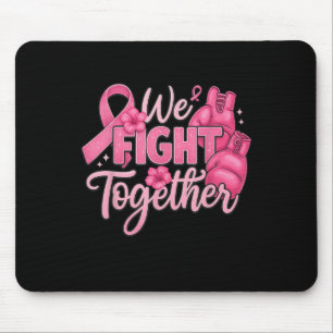 Mädchen wir kämpfen zusammen Boxhandschuhe für Bru Mousepad