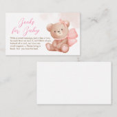 Mädchen wir können Babyduschbücher für Baby abwart Begleitkarte (Vorne/Hinten)