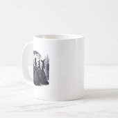 Mädchen wird Mädchen Hexenwitscher Witschy Vi sein Kaffeetasse (Vorderseite Links)