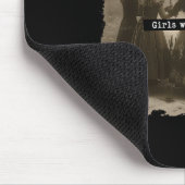 Mädchen wird Mädchen Hexenwitscher Witschy Vi sein Mousepad (Ecke)