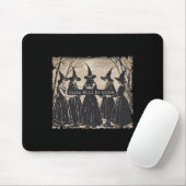 Mädchen wird Mädchen Hexenwitscher Witschy Vi sein Mousepad (Mit Mouse)