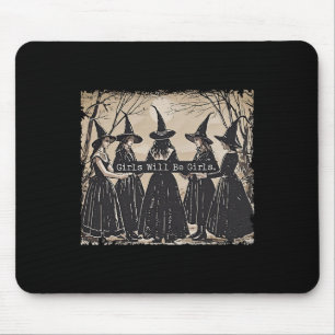 Mädchen wird Mädchen Hexenwitscher Witschy Vi sein Mousepad