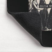 Mädchen wird Mädchen Hexenwitscher Witschy Vi sein Mousepad (Ecke)