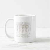 Mädchen wird Mädchen Hexerei Hexe Soky Jahreszeit Kaffeetasse (Links)