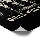 Mädchen wird Mädchen Hexerei Hexe Soky Jahreszeit Poster (Ecke)