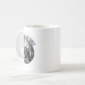 Mädchen wird Mädchen Hexerei Hexerei Spooky Saison Kaffeetasse (Vorderseite Links)