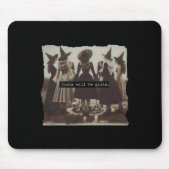 Mädchen wird Mädchen Hexerei Hexerei Spooky Saison Mousepad (Vorne)