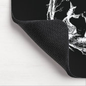 Mädchen wird Mädchen Hexerei Hexerei Spooky Saison Mousepad (Ecke)