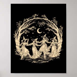 Mädchen wird Mädchen Hexerei Hexerei Spooky Saison Poster
