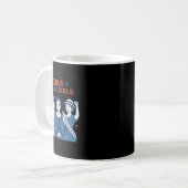 Mädchen wird Mädchen lustig sein Kaffeetasse (Vorderseite Links)