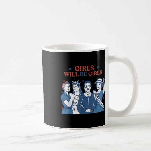 Mädchen wird Mädchen lustig sein Kaffeetasse (Rechts)