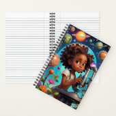 Mädchen Wissenschaft Notizblock (Innen)