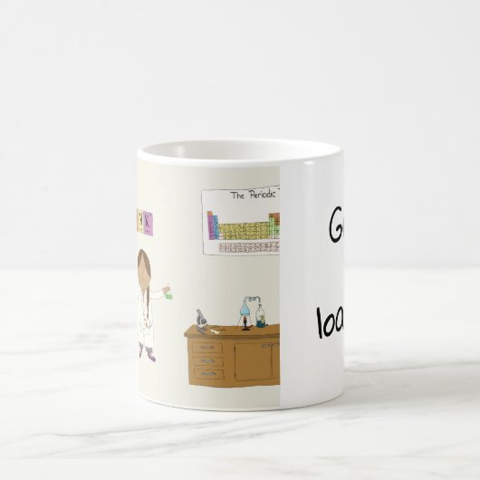 Mädchen-Wissenschaftler Kaffeetasse (Mittel)