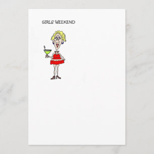 MÄDCHEN-WOCHENENDE LADEN KARTE EIN