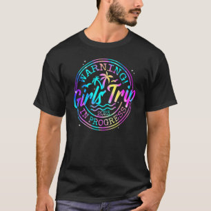 Mädchen-Wochenende, Urlaubs-Trupp Warnung Mädchen- T-Shirt