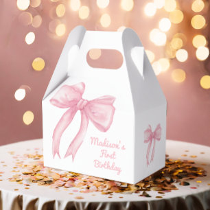Mädchen wollen einfach nur eine rosa Schleife Coqu Geschenkschachtel